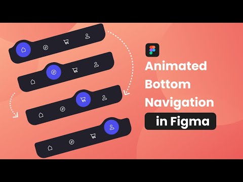 Animated Bottom Navigation Bar in Figma - Prototype Tutorial