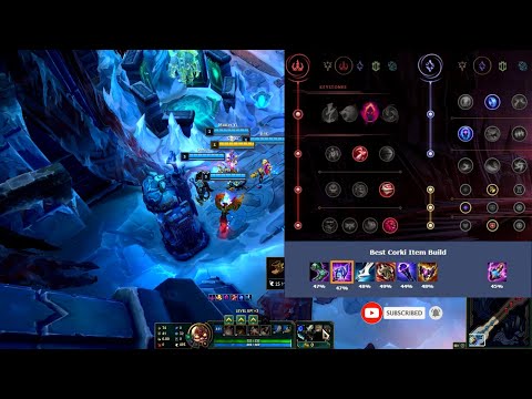 LOL - League Of Legends - Corki ARAM Build Guide, Runes, Items 12.20 NA, LoL