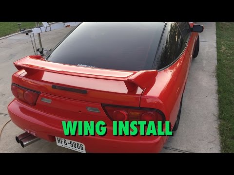 How to Install a Spoiler on a 240sx s13 180sx