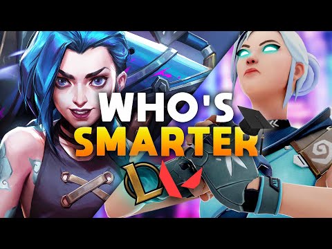 WHO'S SMARTER? League of Legends VS Valorant
