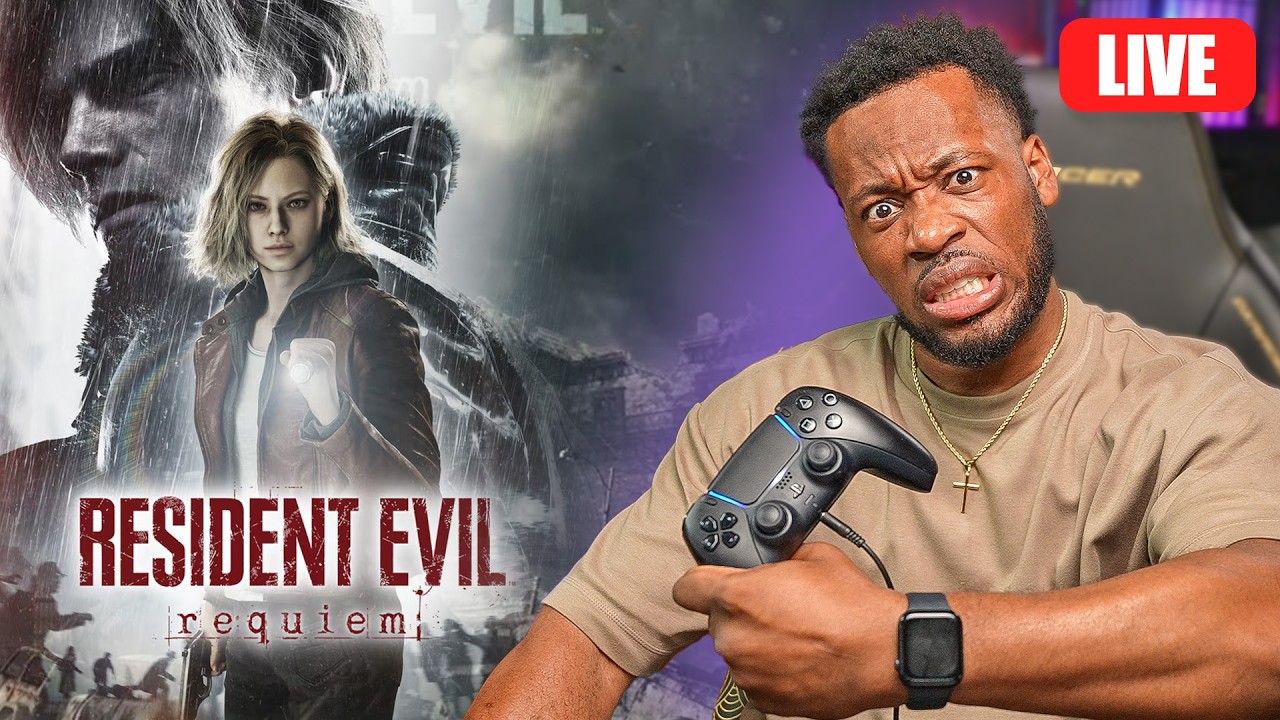 PLAYING THE SCARIEST GAME EVER!!! RESIDENT EVIL REQUIEM (LIVE GAMEPLAY DAY 1)