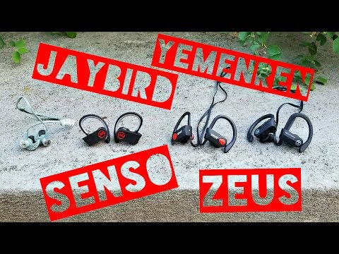 🔥SENSO VS JAYBIRD vs ZEUS vs YEMENREN Bluetooth Headphone Shootout-Beats Alternatives for the Gym🔥