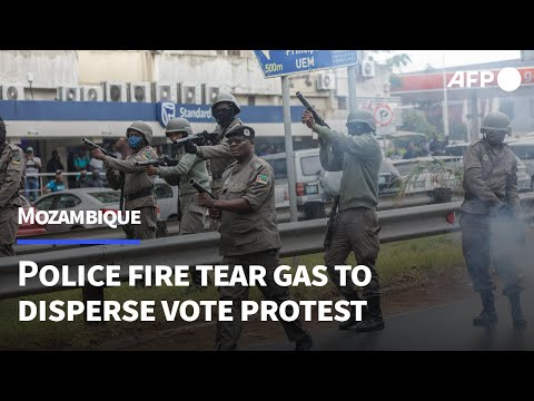 Police fire tear gas to disperse vote protest in Mozambique | AFP