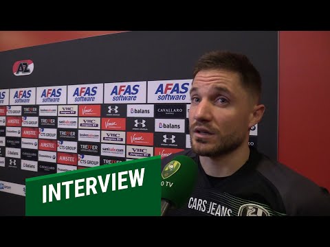 Aaron Meijers: "Je weet dat het lastig wordt tegen AZ"