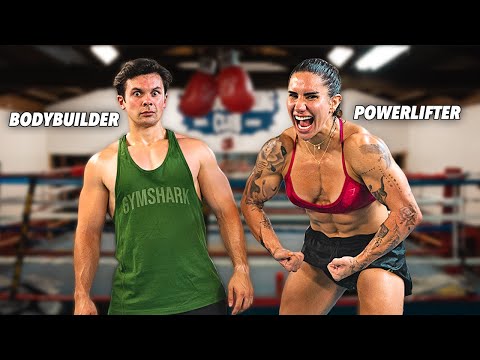 Natural Guy vs. 25X World Record Female Powerlifter