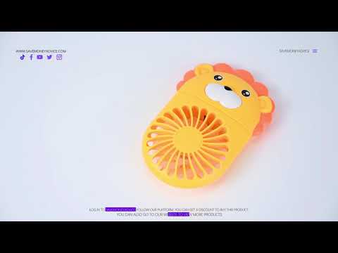 Mini Handheld Fan Small Portable Fans for  Kids Womens USB Rechargeable ( yellow color )