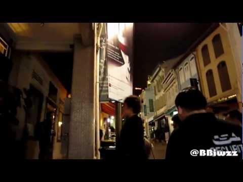 111204 HOMIN came in Restaurant after Fan Party in Singapore