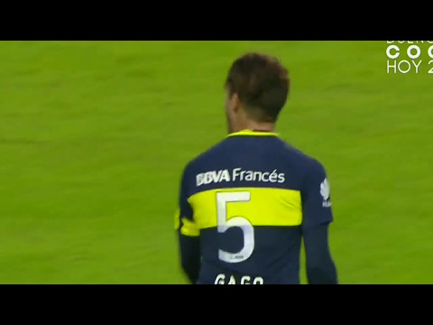 Gol de Gago (1-2) / Boca Juniors 1-3 River Plate - Fecha 24 Torneo Argentino 2016/17