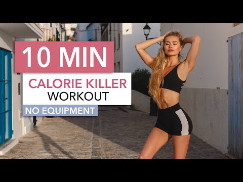 10 MIN CALORIE KILLER / Medium Level - a HIIT workout that won't kill you I Pamela Reif