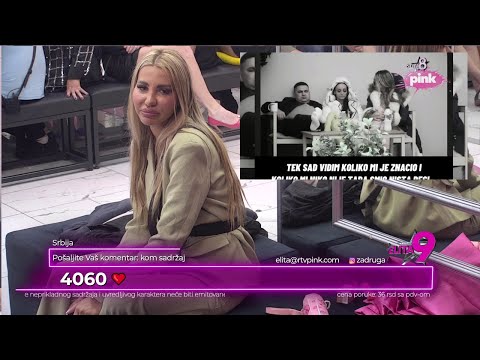 ELITA 9: Aneli i Janjuš na ivici suza dok gledaju svoj ljubavni klip - 24.10.2025.