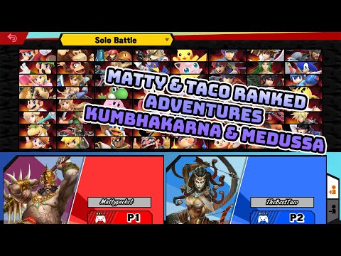 Matty & Taco Ranked Adventures - Kumbhakarna & Medusa | Smite Masters/GM Ranked