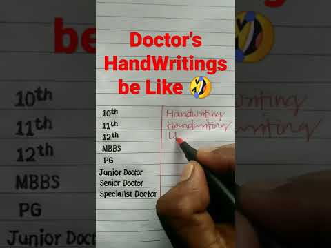 Doctor's Handwritings || Amusing Handwriting ||