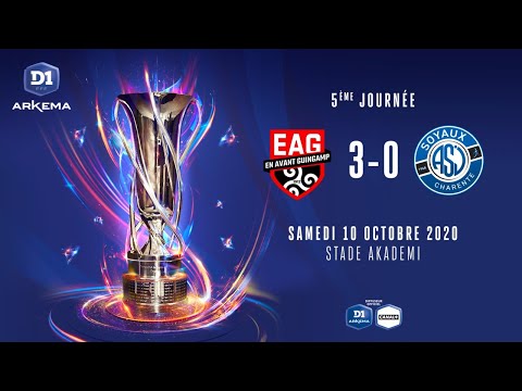 D1 Arkema, J5 : EA Guingamp - ASJ Soyaux (3-0)