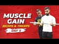 Full Week Workout Plan for Muscle Gain | Day 05 - Biceps & Triceps | Yatinder Singh