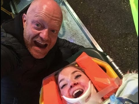 EastEnders star Jake Wood gushes about 'supremely talented' co-stars as he shares bloody behind-the-