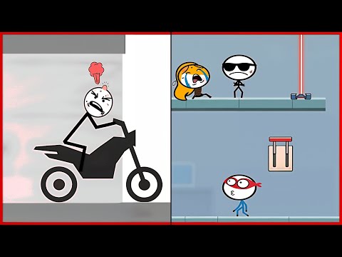 Draw Bridge Puzzle VS Attack Draw Line - All Levels SpeedRun Gameplay