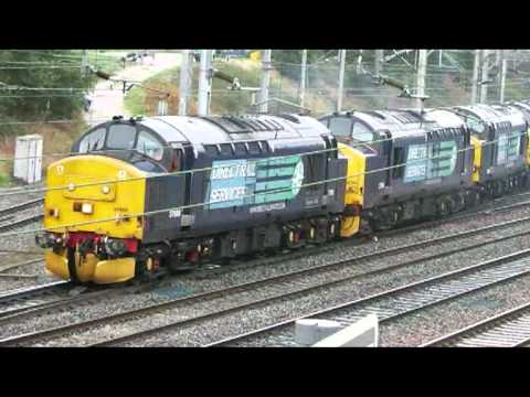 DRS 37688,37194,37069,37087,37610 0Z37 Crewe - Stowmarket at Casey La 11-10-11