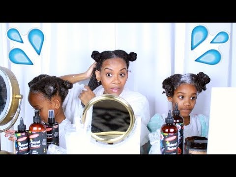 TEACHING DAUGHTERS WASH DAY FT. PALMER'S NATURAL FUSIONS | Yolanda Renee