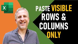Paste Visible Cells Only - Excel Shortcut | How to Select Excluding Hidden Rows & Columns