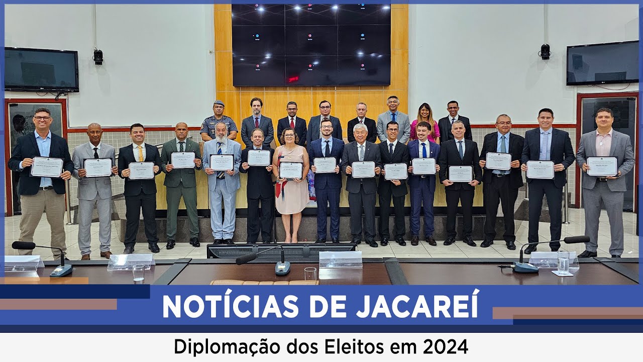 NJ | Vereadores, prefeito e vice são diplomados