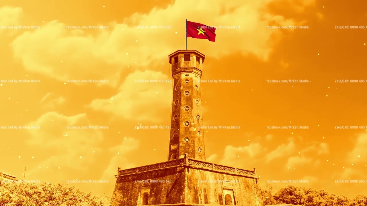122 - Cột Cờ Hà Nội - Tone Vàng