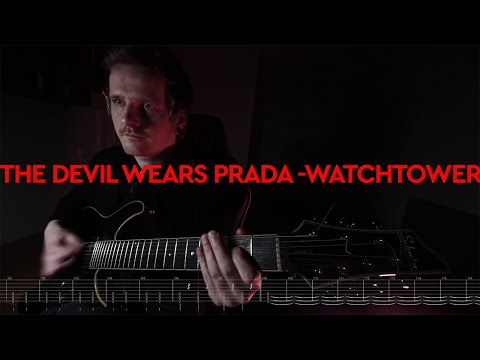 The Devil Wears Prada - Watchtower | guitar cover by krismelderis | w/ on screen tabs