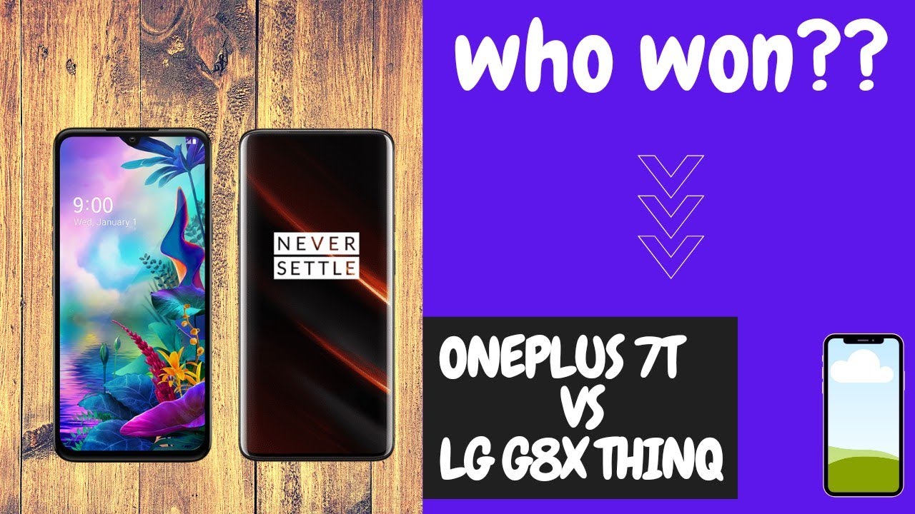 oneplus 7t vs LG G8X ThinQ speed test  comparison in 2021