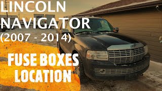 Lincoln Navigator - FUSE BOX LOCATION (2007 - 2014)