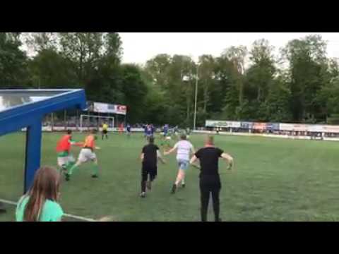 Rouveen JO19 kampioen, goal David Bouwmeester