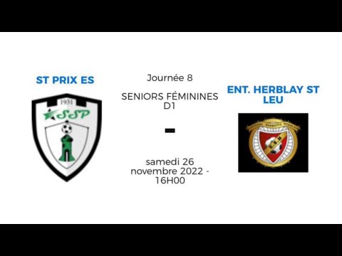 Séniors F : ES SAINT PRIX - ENTENTE HERBLAY ST LEU