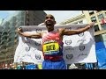 Meb Keflezighi wins 2014 BOSTON MARATHON.