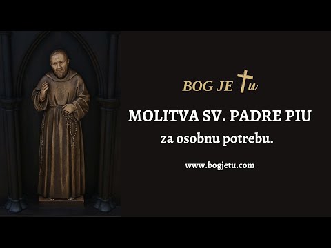 Molitva svetom Padre Piu (za osobnu potrebu)