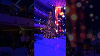 Sun Princess Piazza decked out for the Holidays