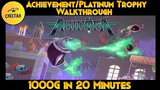 Akinofa - Achievement / Platinum Trophy Walkthrough (1000G IN 20 MINUTES)