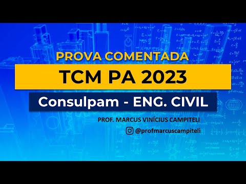 Prova TCM PA 2023 comentada - banca Consulpam