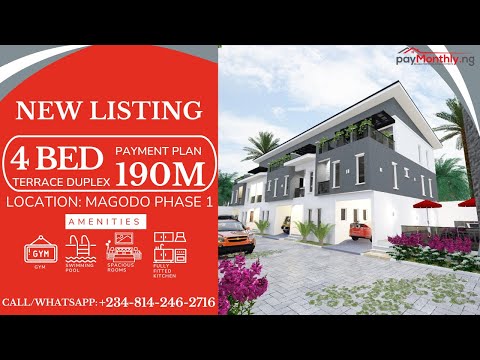 4 bedroom Terraced Duplex For Sale Magodo Kosofe/Ikosi Lagos