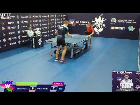Efimov Victor vs Uchen Nikolai. The League of the Best Table Tennis 4 15:00 19.12.2020