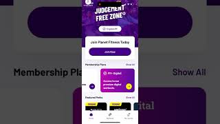 How to get a free day pass in Planet Fitness app?
