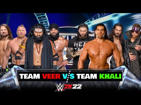 WWE 2K22 'Team Sher & Team Khali' Gameplay - WWE 2K22 LIVE Stream