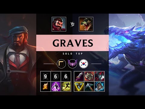 Graves Top vs Renekton - KR Master Patch 25.13
