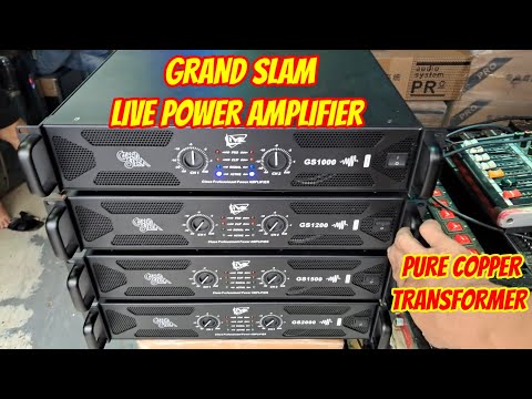 GRAND SLAM POWER AMPLIFIER NG LIVE,ANG LAKAS PALA NITO//GS1000//GS1200//GS1500//GS2000 PURE COPPER