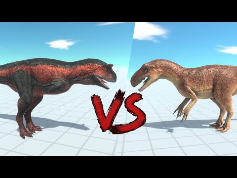 Carnotaurus vs Allosaurus - Animal Revolt Battle Simulator