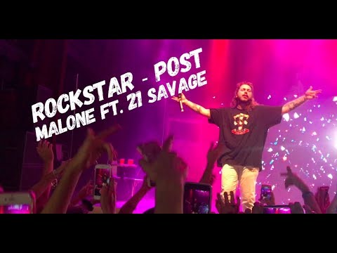 Post Malone - Rockstar ft 21 Savage LIVE @Filmore
