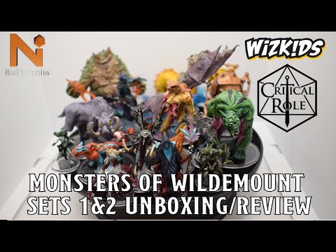 Critical Role: Monsters of Wildemount Sets 1 & 2 Mini Unboxing | Nerd Immersion