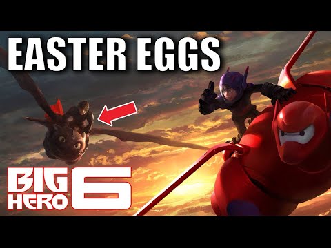 70 Easter Eggs of BIG HERO 6 You Didn't Notice Video