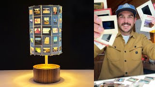 I turned vintage photos into a lamp! Simple DIY project