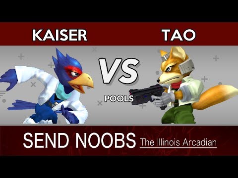 Kaiser (Falco) vs Tao (Fox) - Send Noobs Arcadian Pools