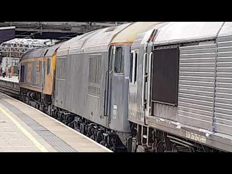 0O69 - GBRf69 - 66704 leading 69001 and 66794 unliveried - Longport to Eastleight GBRf