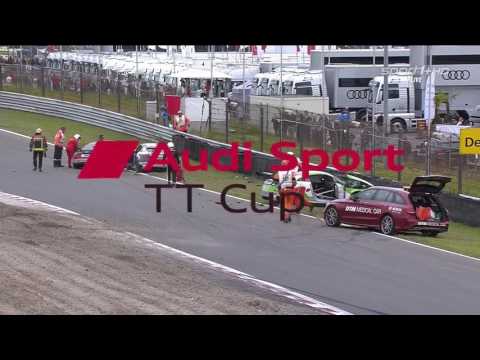 2016 Audi TT Cup at Zandvoort Big Start Crash