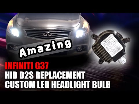 How To Remove Your Infiniti G37 OEM HIDs & Install LED Bulbs Using A Plug & Play Conversion Kit